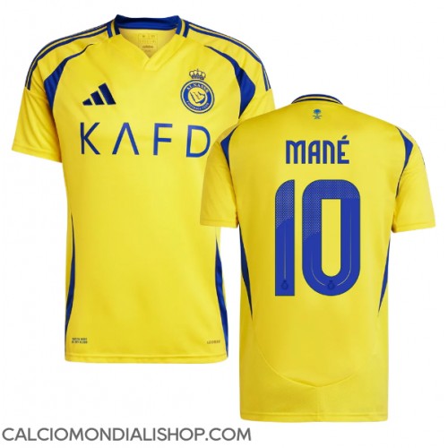 Maglie da calcio Al-Nassr Sadio Mane #10 Prima Maglia 2024-25 Manica Corta